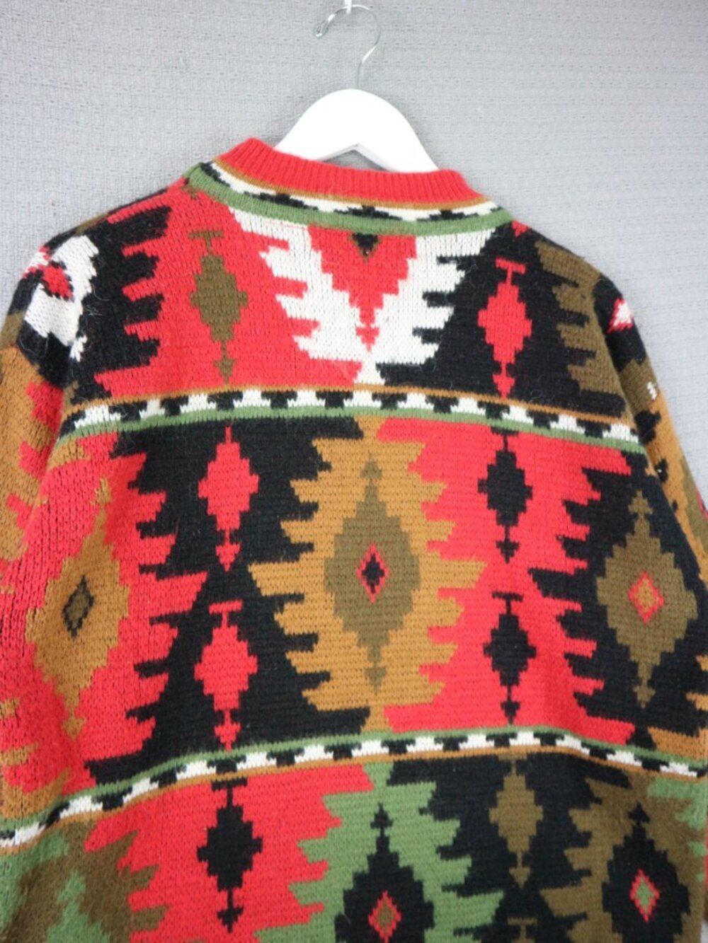 FairSet Aztec Print All Over Design Sweater Vintage Medium - Picture 8 of 8